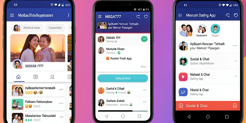Antarmuka pengguna MEGA777 yang menarik dan modern.